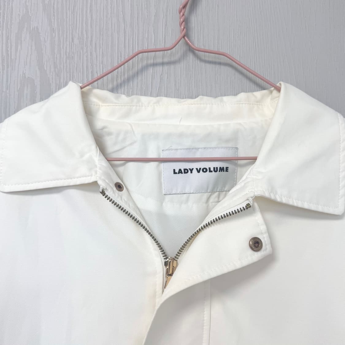 레이디볼륨 오버핏 코튼 자켓 상품이미지3