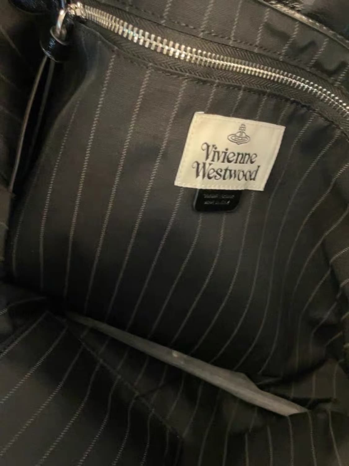 비비안웨스트우드 블랙 벨벳 숄더백 상품이미지6