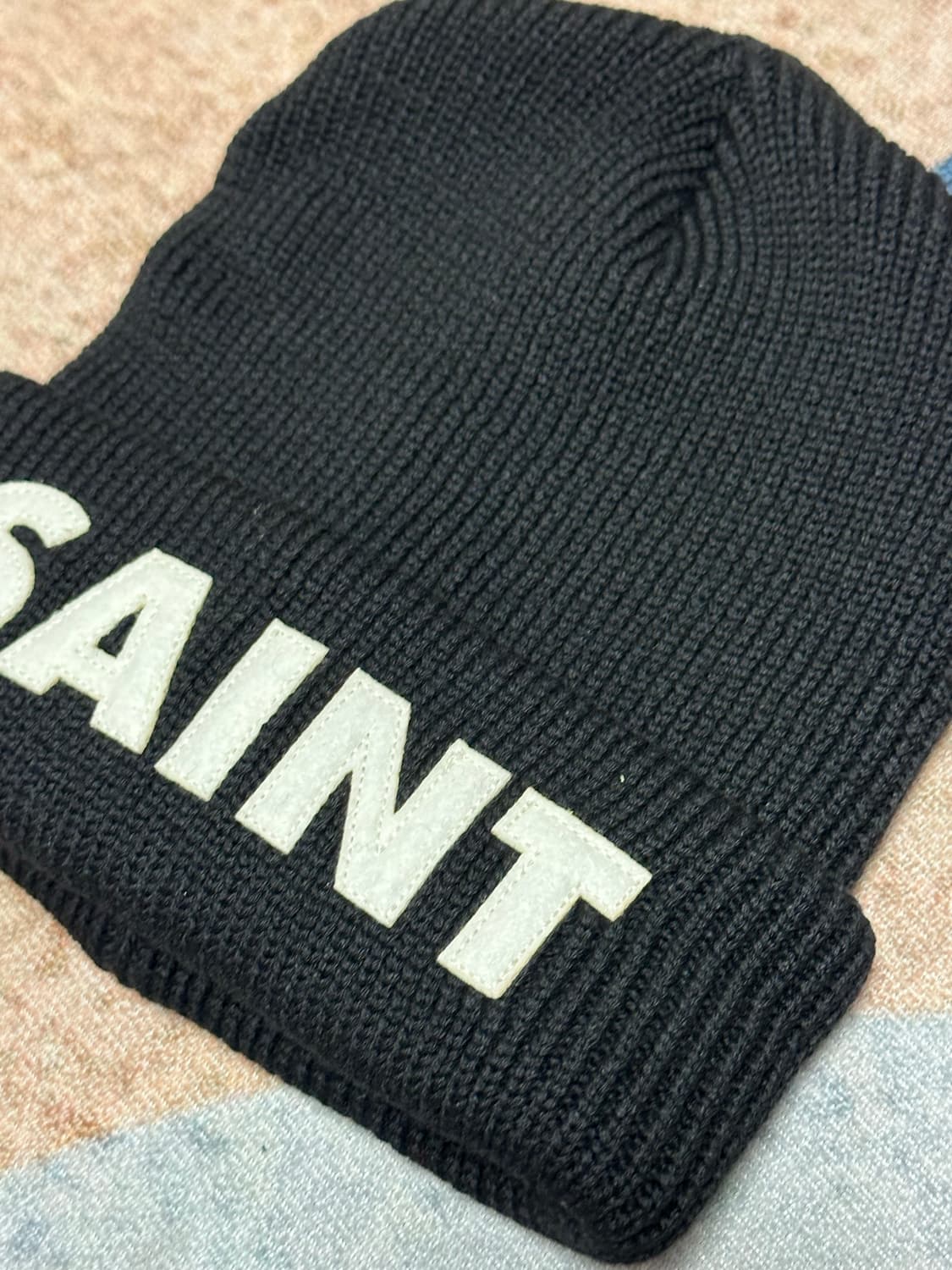 세인트 미카엘 (Saint Mx6) 23aw SAINT 비니 블랙 상품이미지2