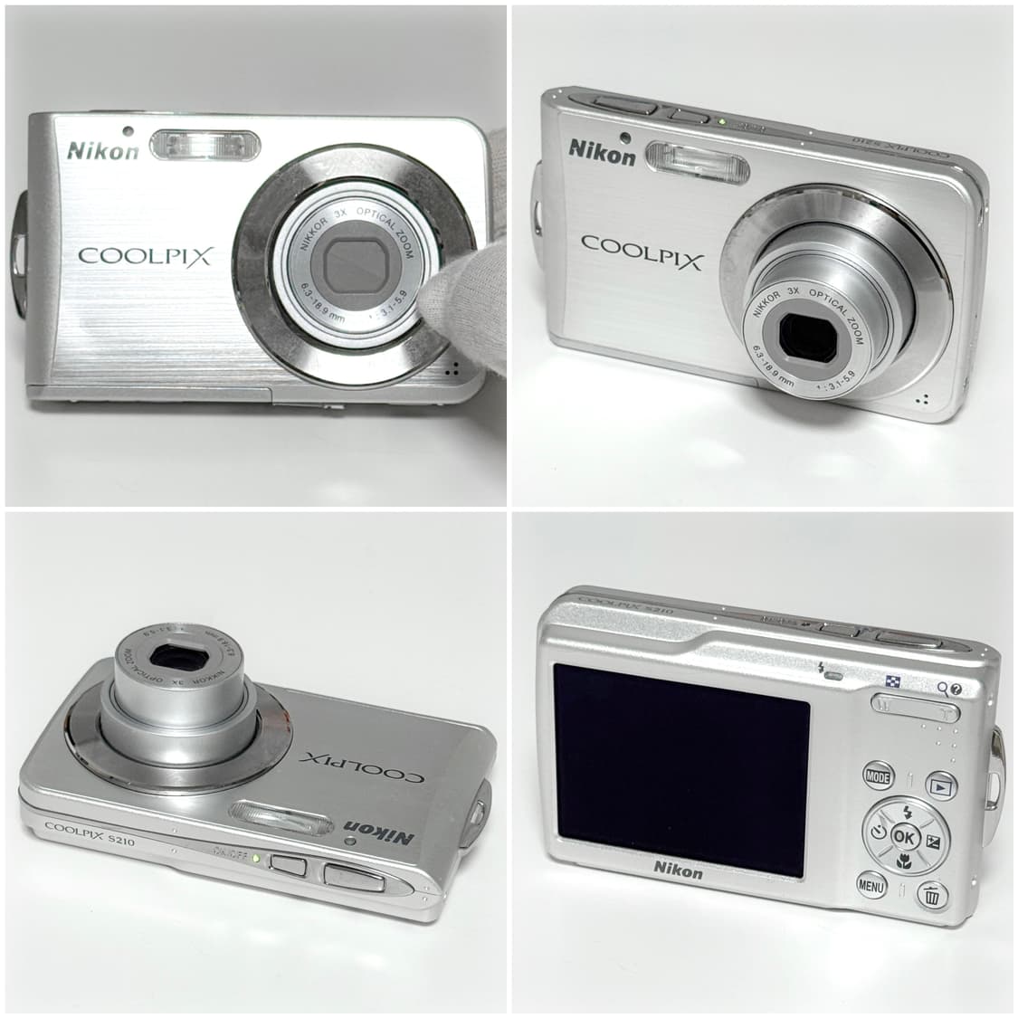니콘 쿨픽스 S210 실버 빈티지디카 상품이미지2