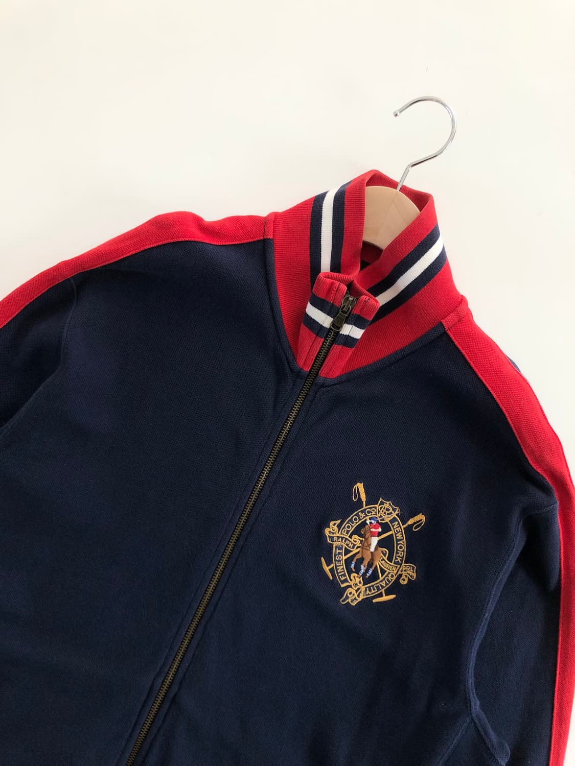 Polo 폴로 랄프로렌 사이드라인 크레스트로고 코튼 집업 상품이미지5