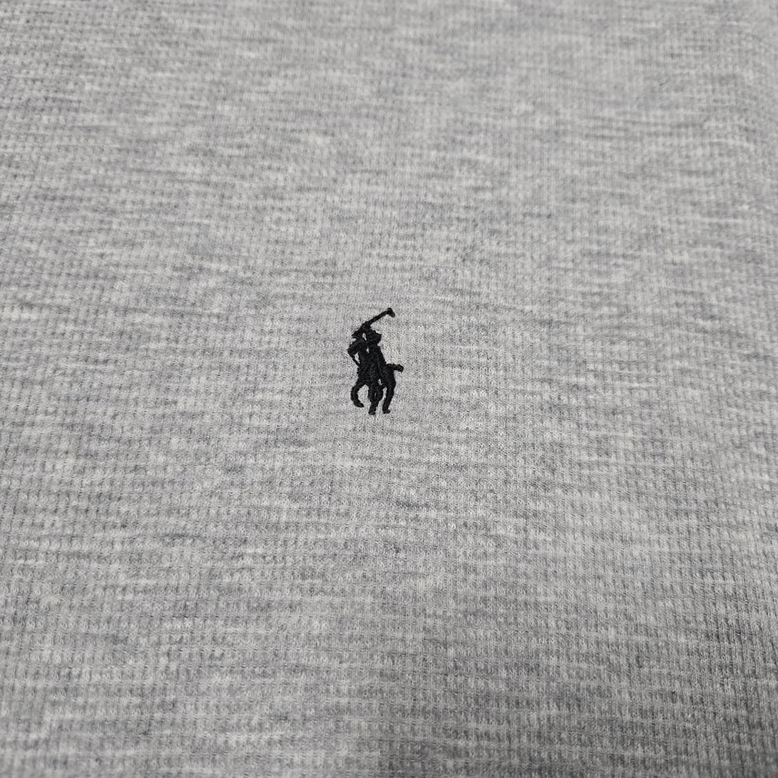 XL 폴로랄프로렌 와플 롱슬리브 긴팔티셔츠 그레이 상품이미지2