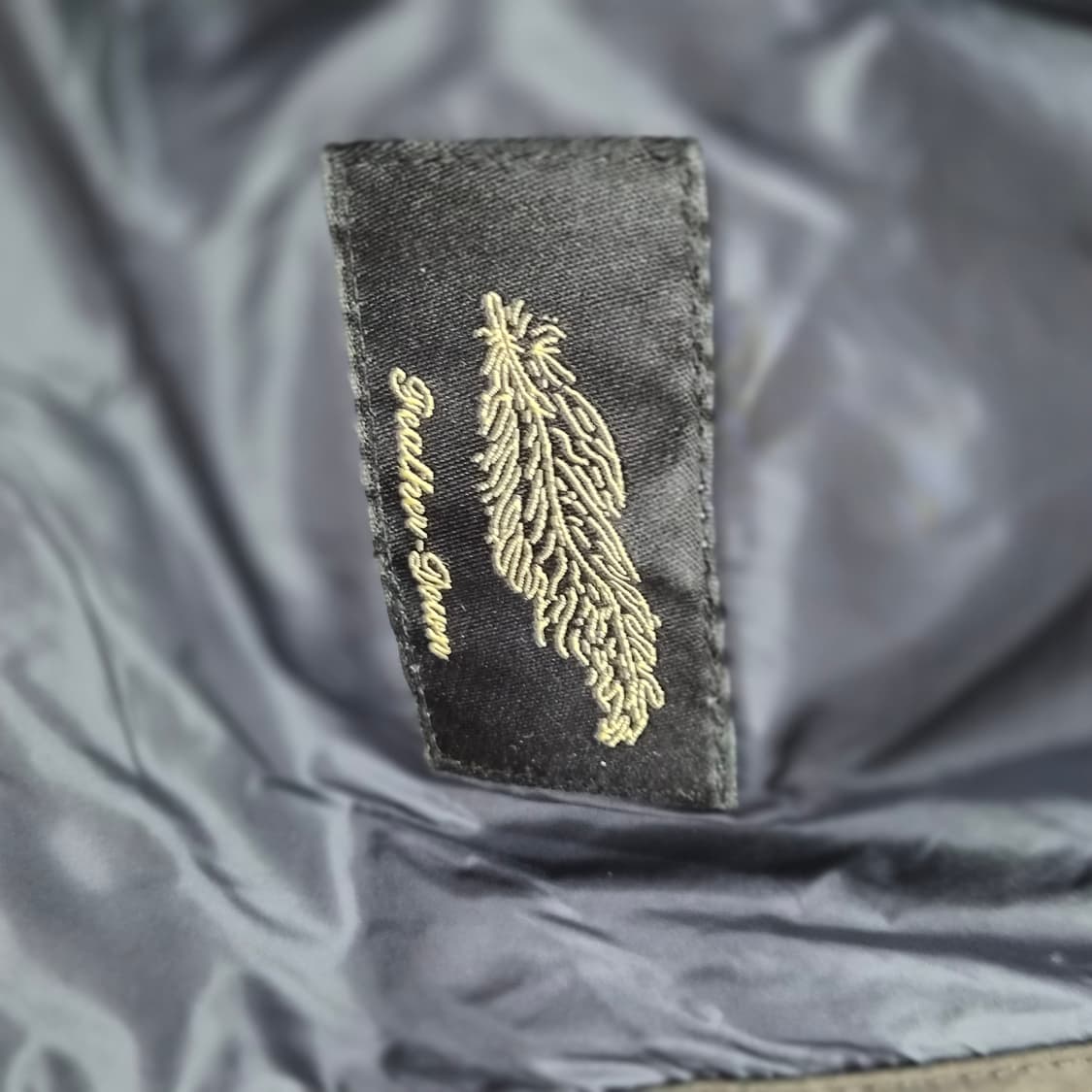 마시모두띠 가죽 배색 다운 패딩 L사이즈 상품이미지4