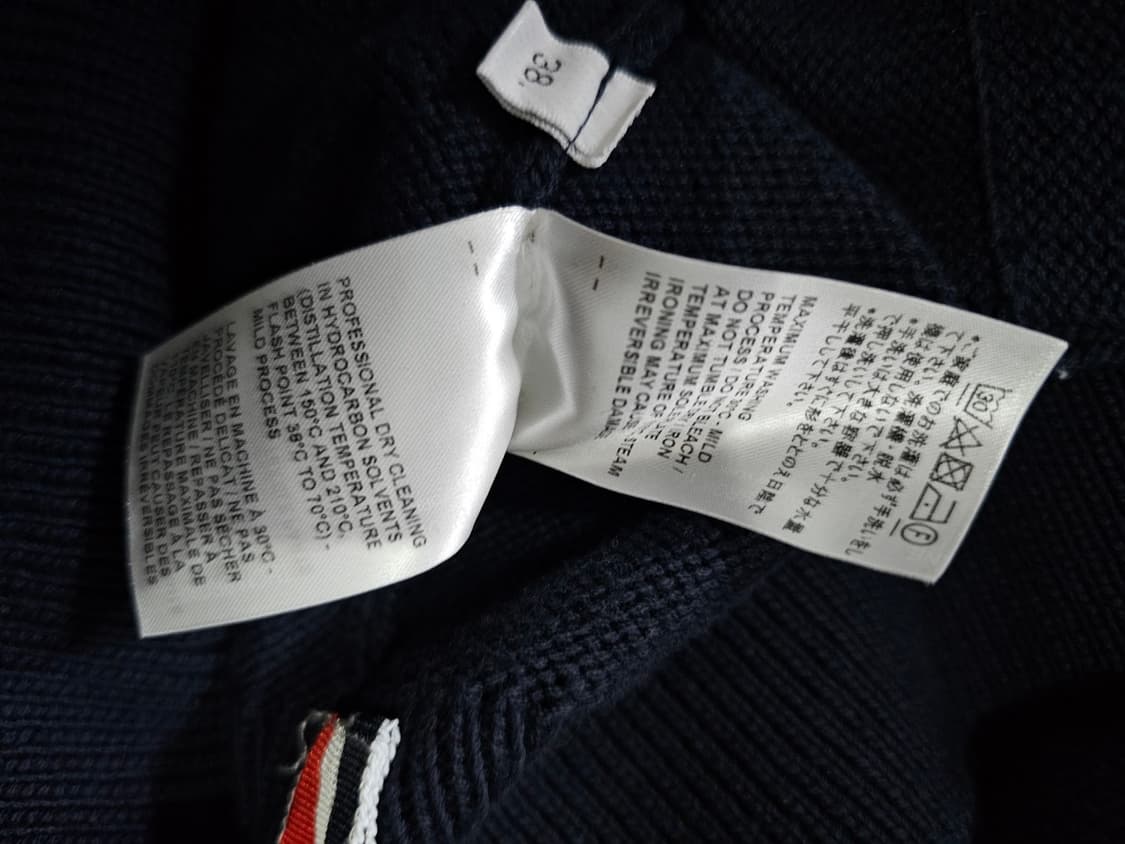 [S급] 톰브라운 23FW 플라워 아이콘 가디건 네이비 38사이즈 상품이미지6