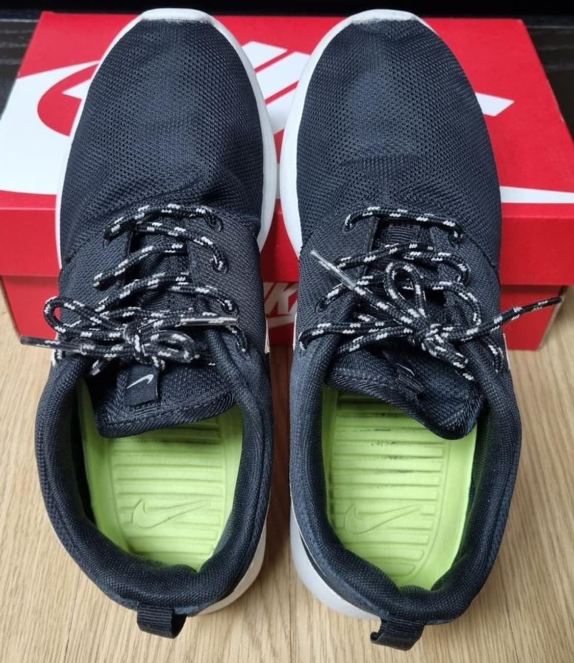 nike 나이키 로쉐 원 (로세런) 블랙 & 화이트 운동화, 스니커즈 상품이미지7