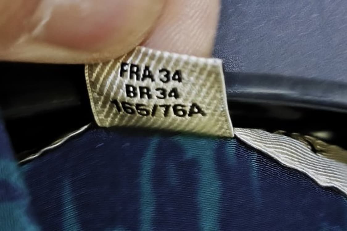 버버리 실크 지그재그 패턴 블라우스 셔츠 상품이미지4