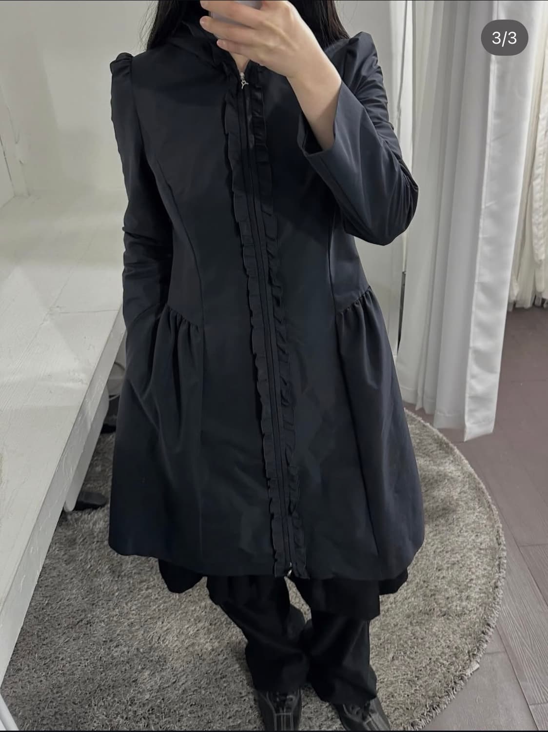 m’s gracy frill hood twoway jacket 상품이미지2