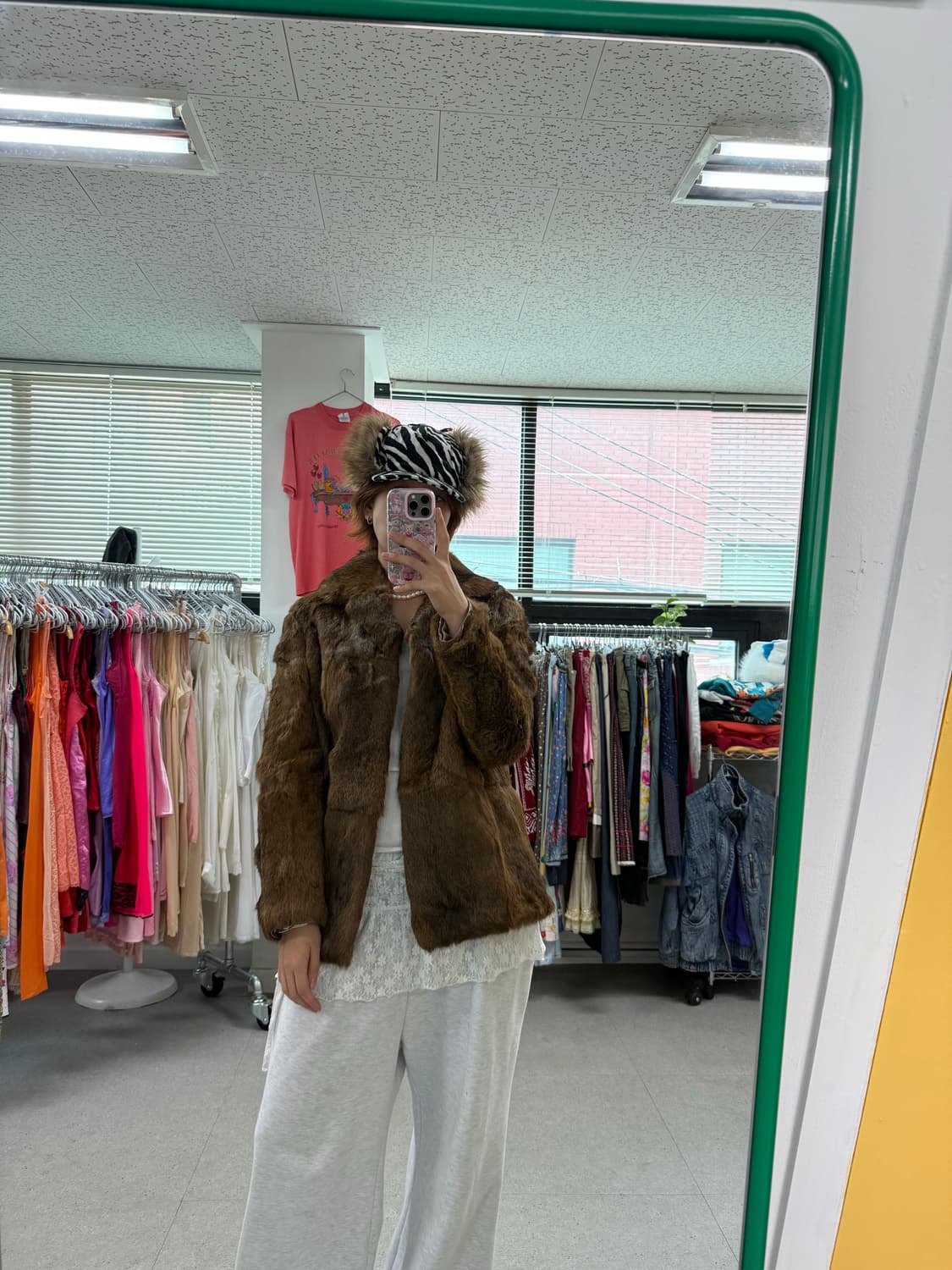 Rabbit fur jacket 상품이미지2