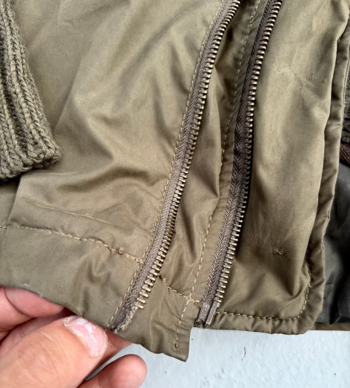 Vintage "Vintage" 00's Mood Khaki Handwa 상품이미지4
