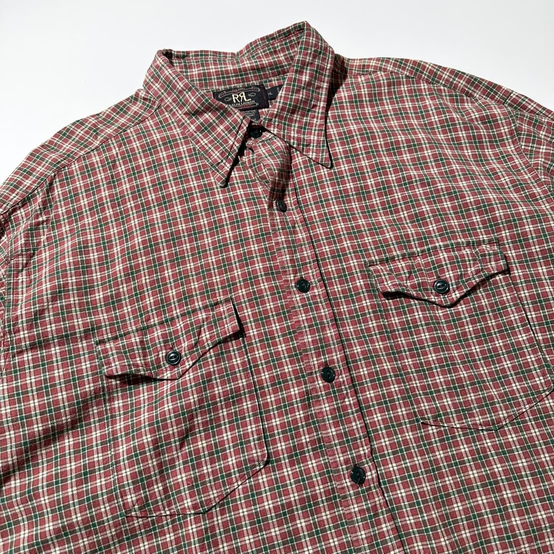 더블알엘 랄프로렌 체크 셔츠 상품이미지3