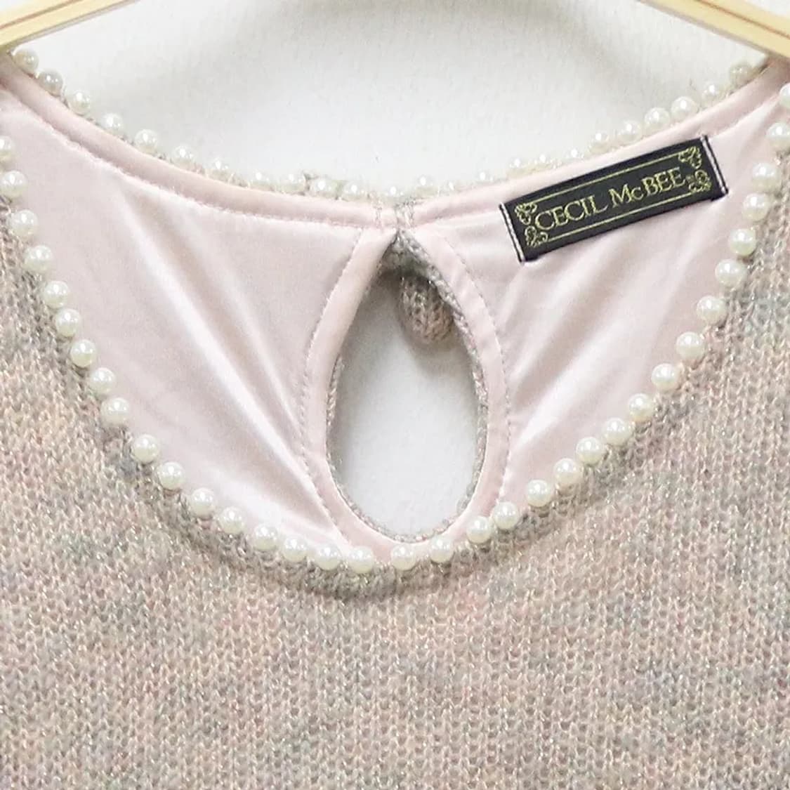 세실맥비 히메갸루 진주넥 니트 60317 상품이미지5