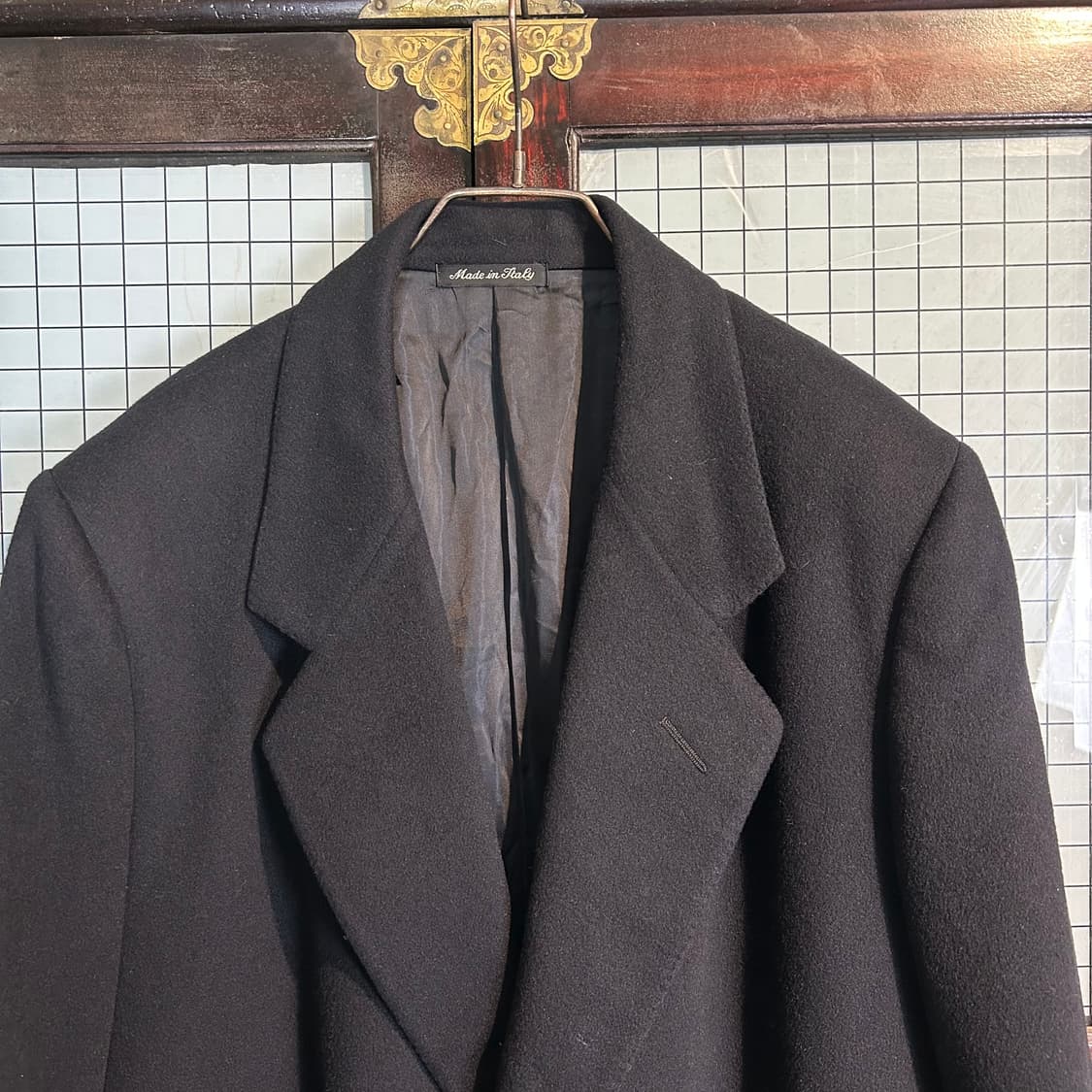 빈티지 이탈리안 로로피아나 캐시미어 코트 상품이미지5