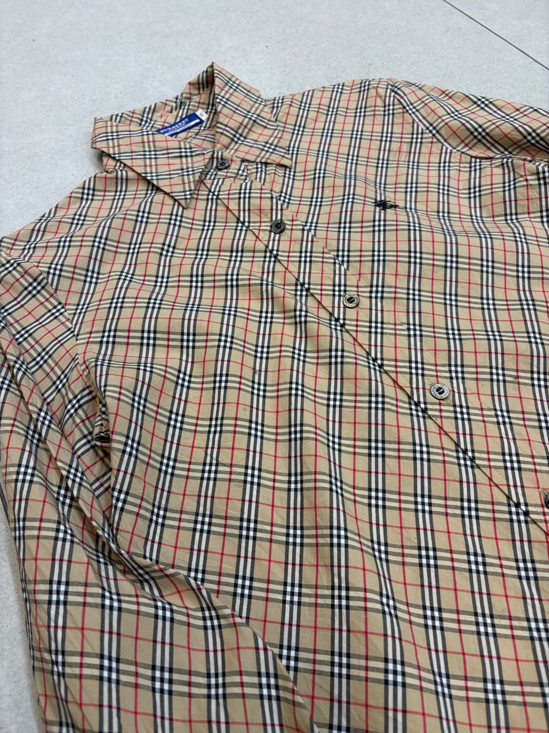 버버리 블루라벨 노바체크 셔츠 상품이미지8