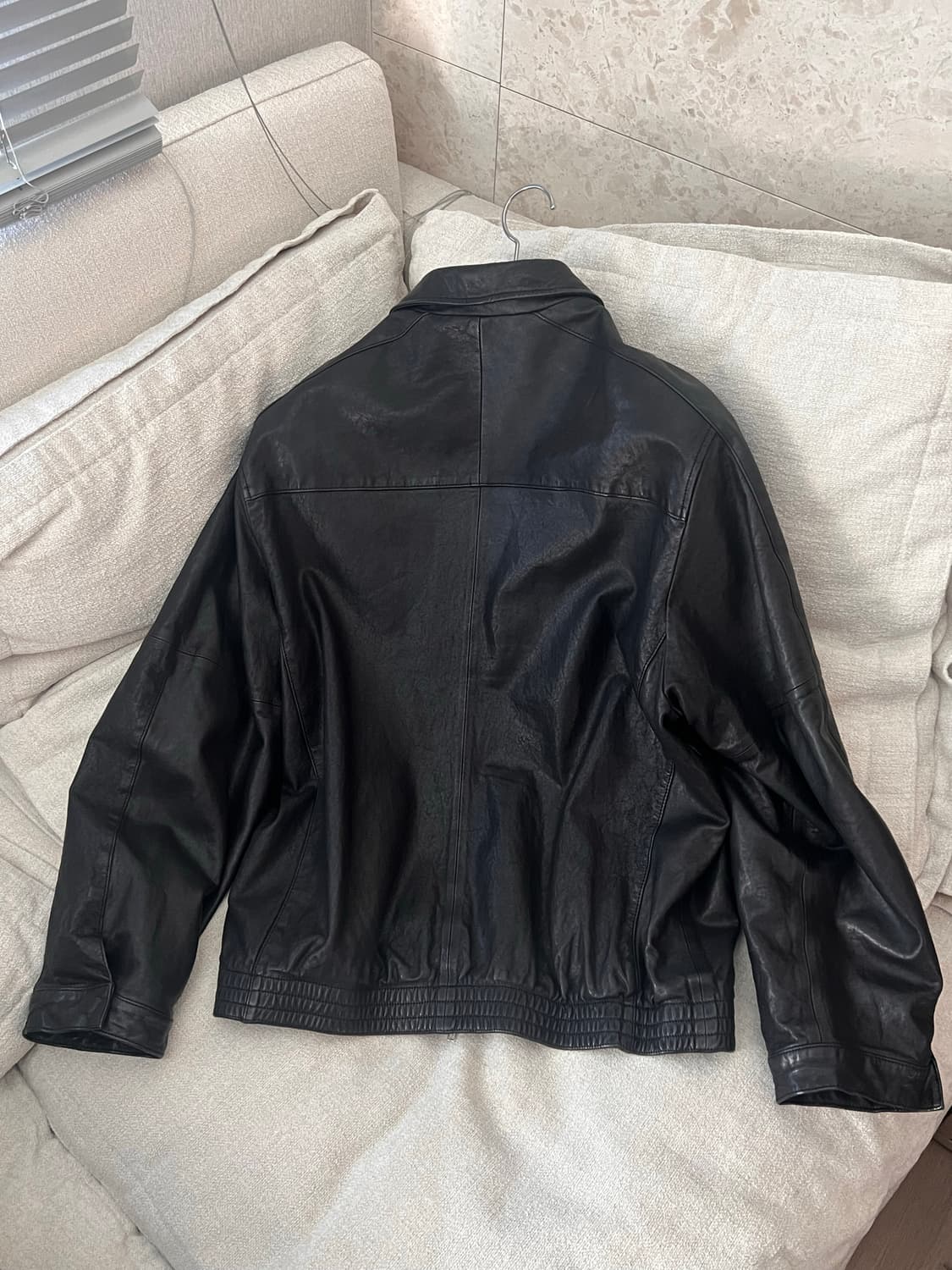 (S)유스 워시드 레더 블루종 상품이미지3