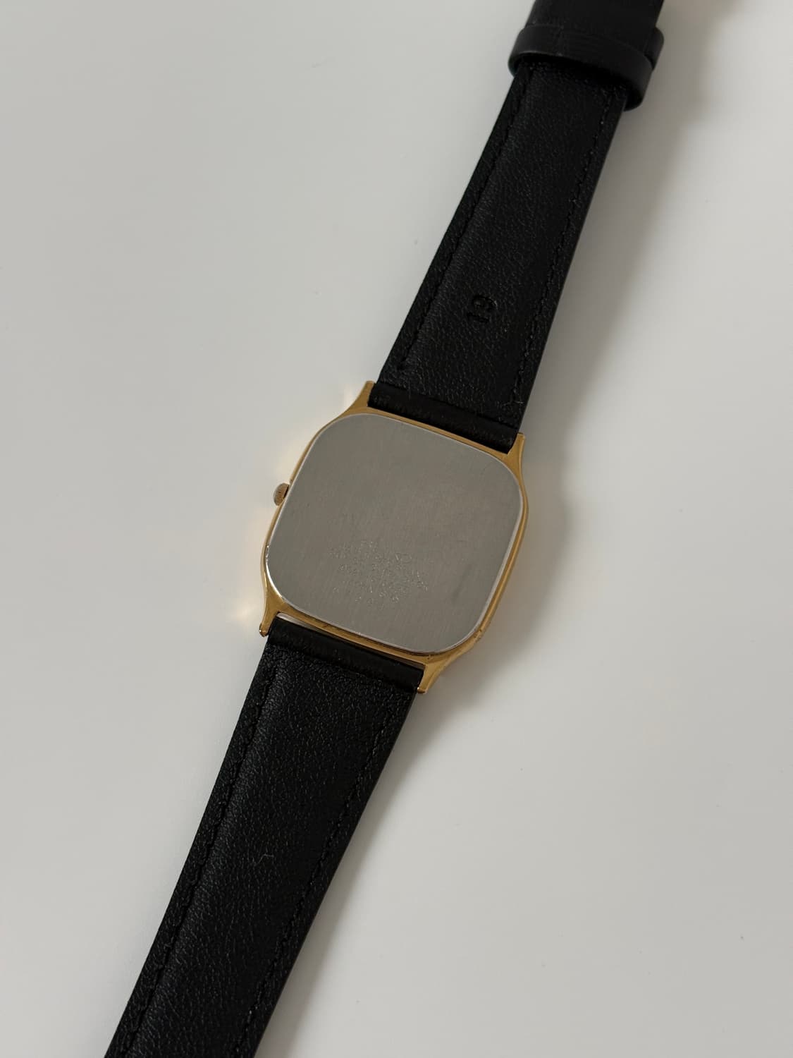 세이코 1980년대 Chariot 골드 텍스처 다이얼 스퀘어 쿼츠 남성 상품이미지7