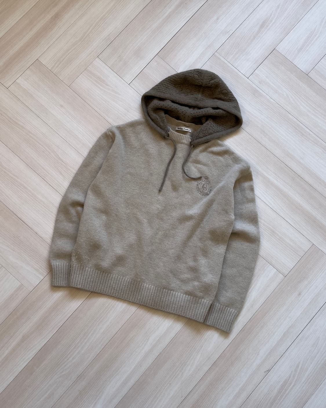 [TheOpen Product] Wool Knit Hoodie 상품이미지3
