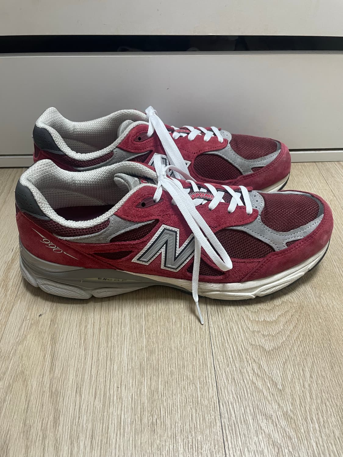 뉴발란스 990v3 메이드인USA 스칼렛 마블헤드 상품이미지3