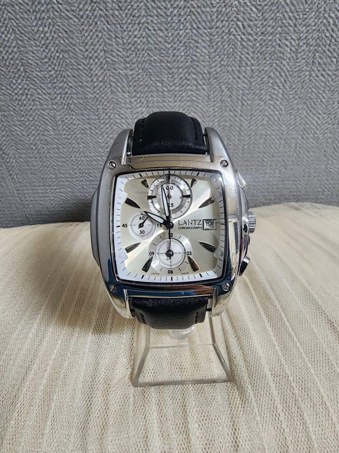 LANTZ 란츠 크로노그래프 가죽 시계 상품이미지1