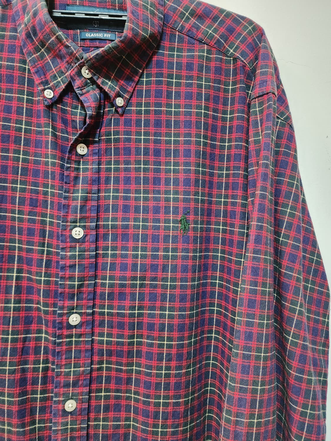 랄프로렌 클래식 체크 셔츠 L 상품이미지3