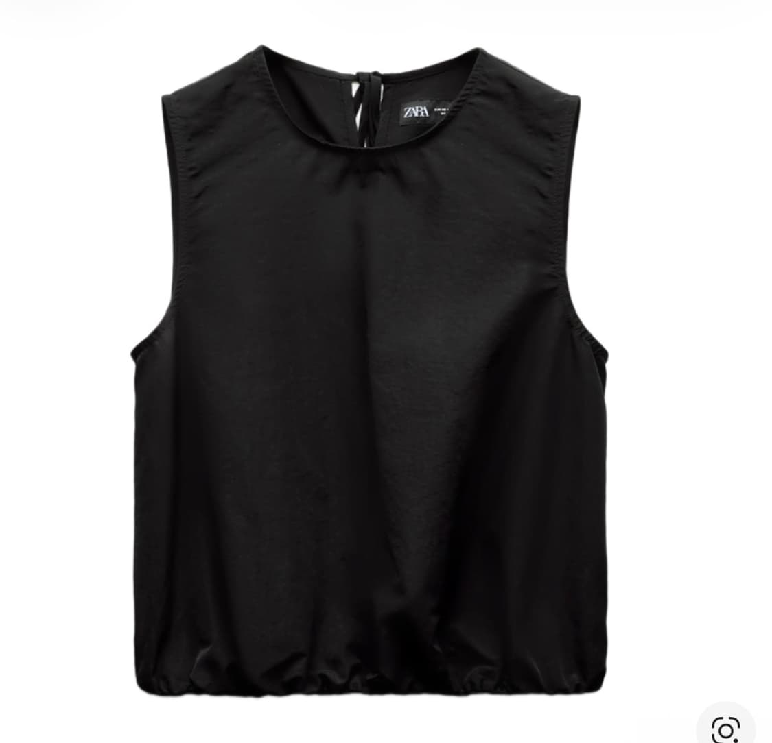 새상품)자라 블랙 민소매 블라우스 상품이미지1