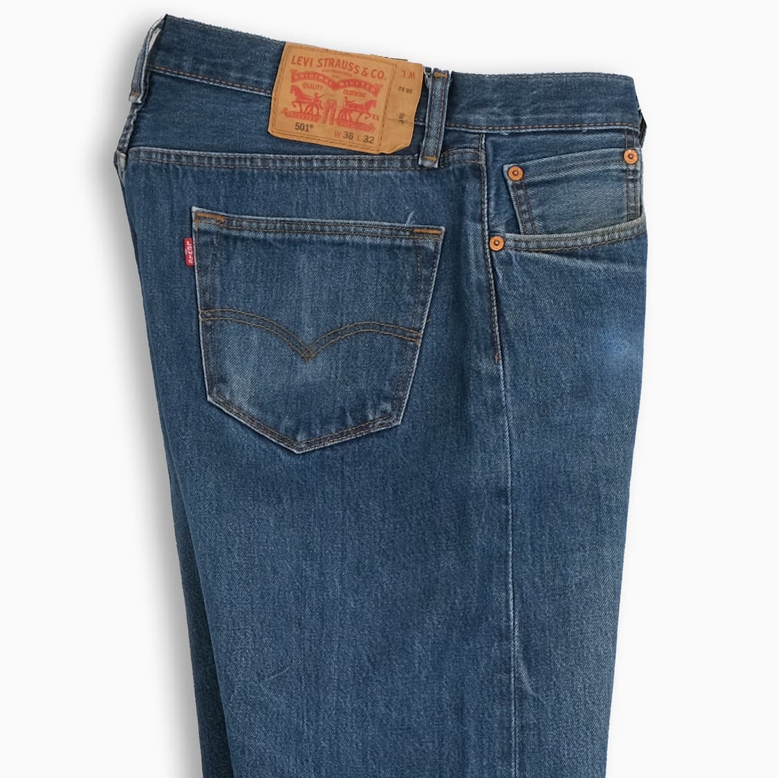 빈티지 리바이스 501 진청 35 인치 LV50136537 상품이미지5