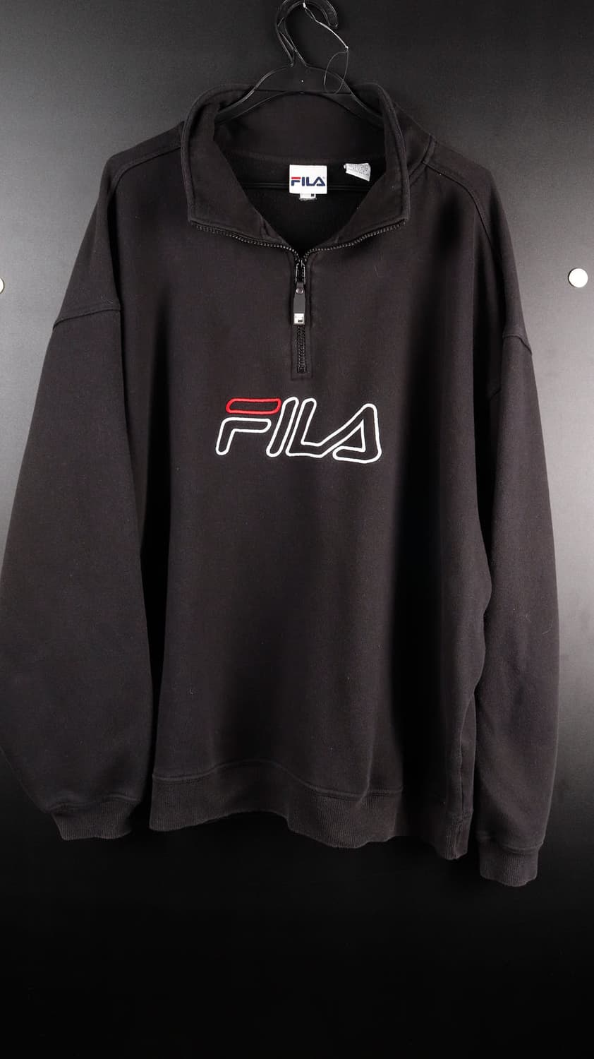 휠라 블랙 집업 쟈켓 상품이미지1