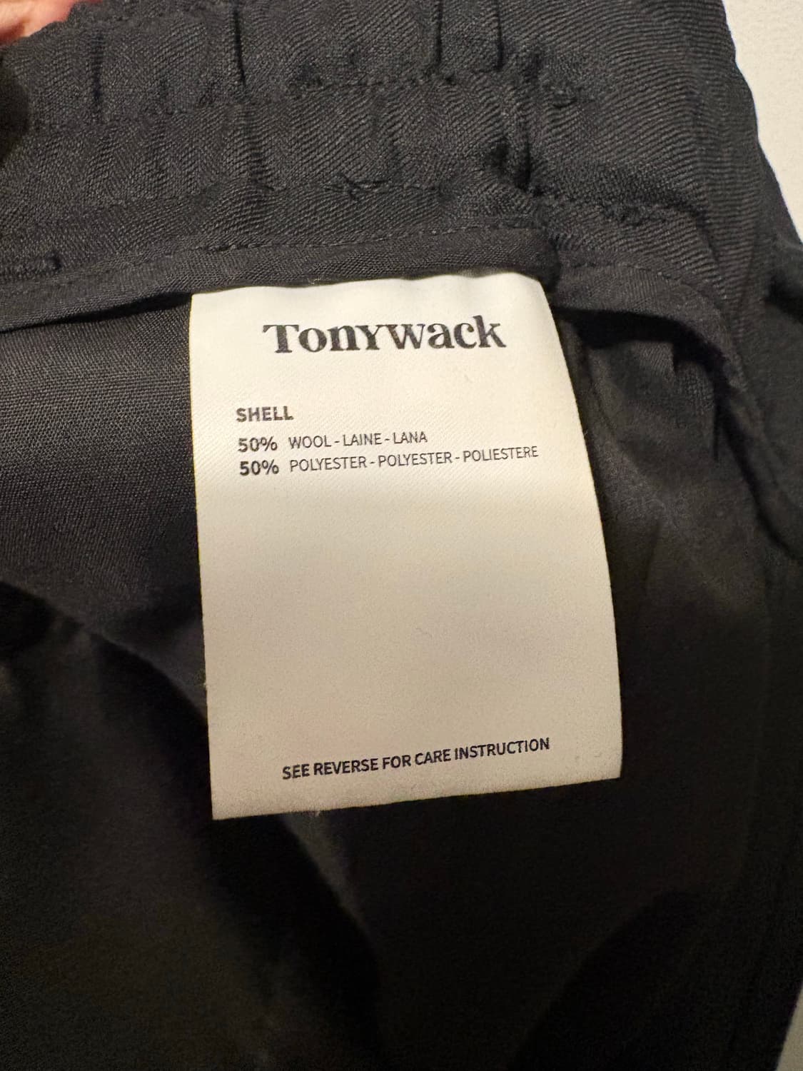 (새상품) 토니웩 tonywack 반밴딩 슬랙스 바지 32(L) 상품이미지6