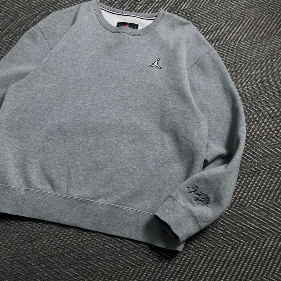 나이키 조던 에센셜 기모 스웻 맨투맨 그레이o 4751 상품이미지2