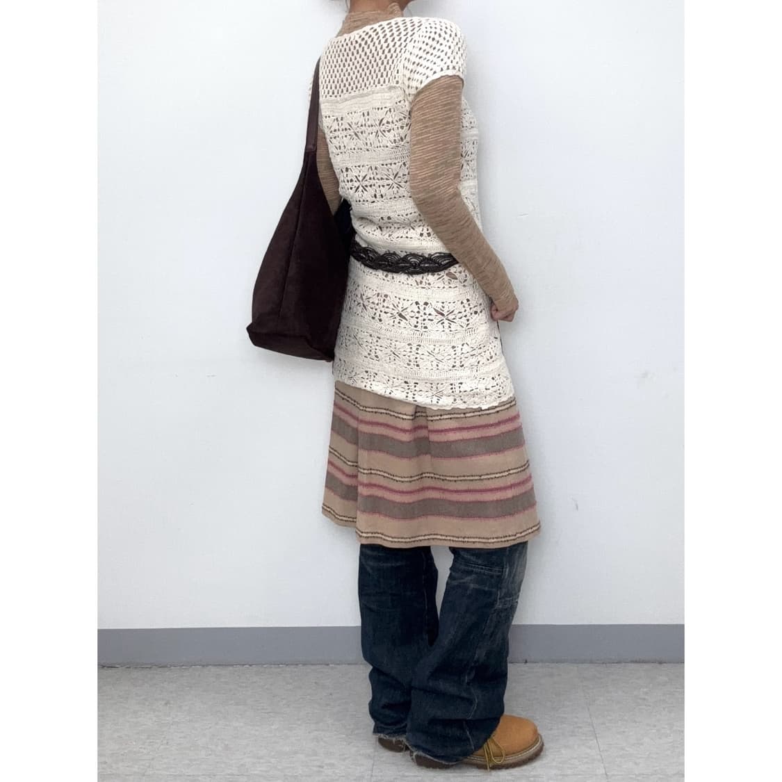 빈티지 울 스커트 상품이미지2