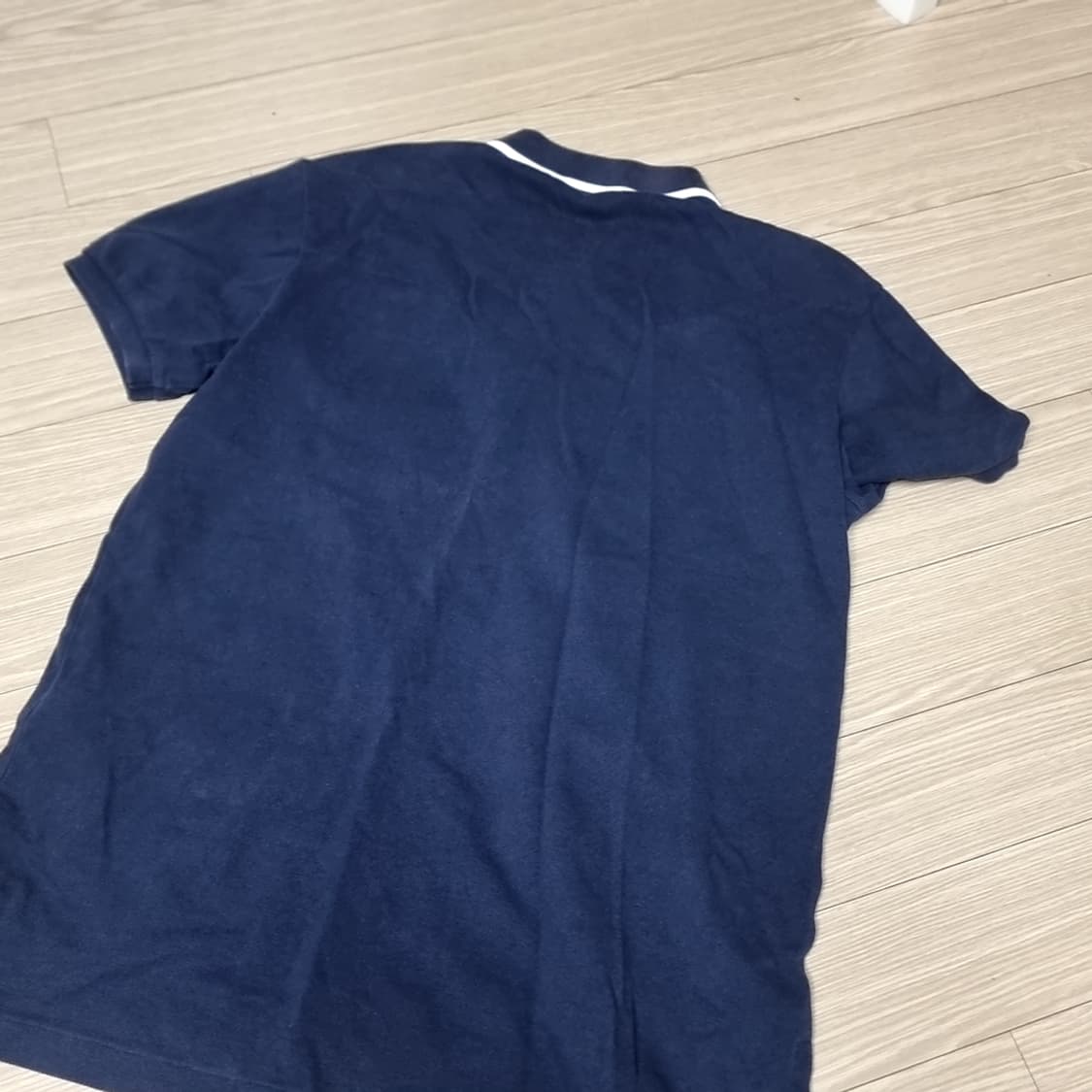 폴로 랄프로렌 네이비 닻 자수 반팔 카라티(100) 상품이미지6