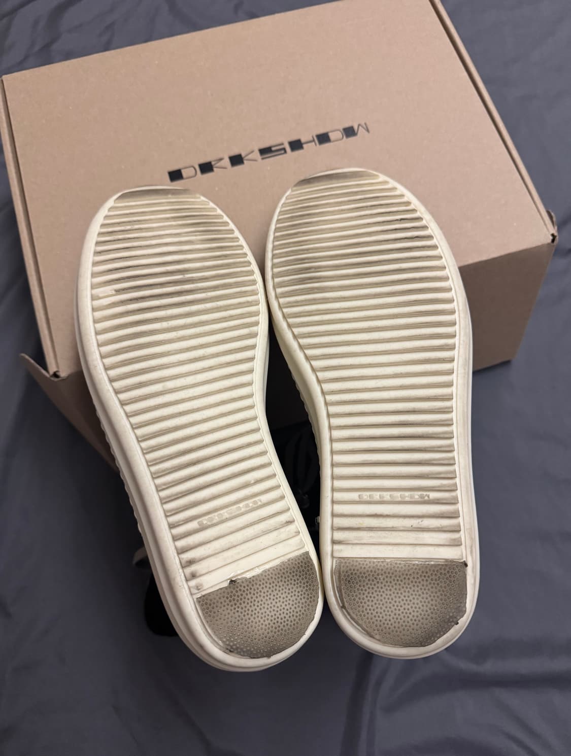 릭오웬스 25aw DRKSHDW 메가레이스 라몬즈 스니커즈 42.5 상품이미지6