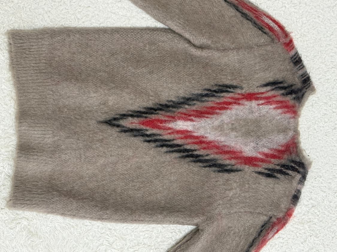 니들스 모헤어 치마요 패턴 가디건 상품이미지4