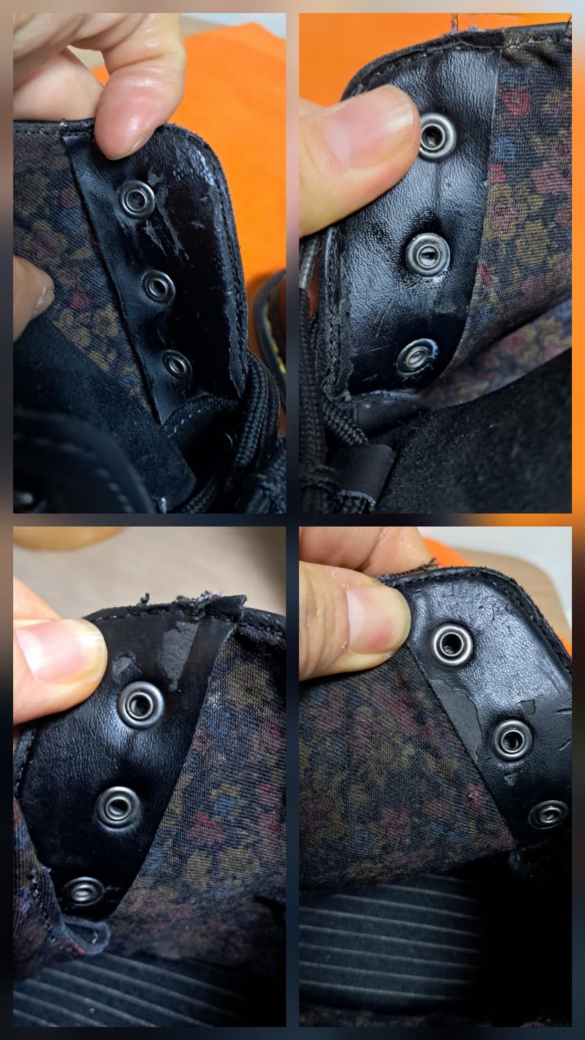 닥터마틴 워커 부츠 LUANA 블랙 UK 7 (260mm) 상품이미지10