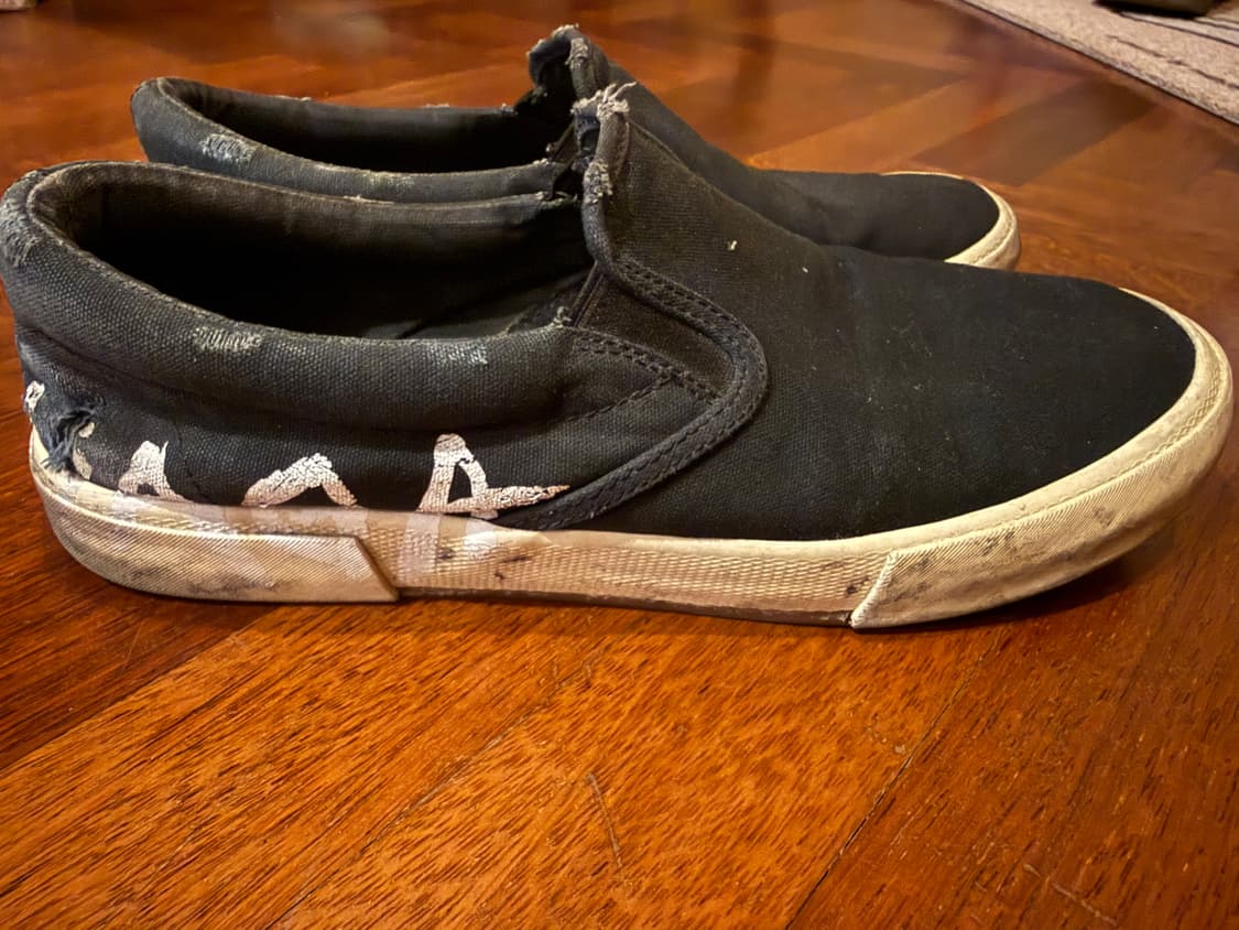 발렌시아가 Paris Graffiti Slip On Sneakers  상품이미지4