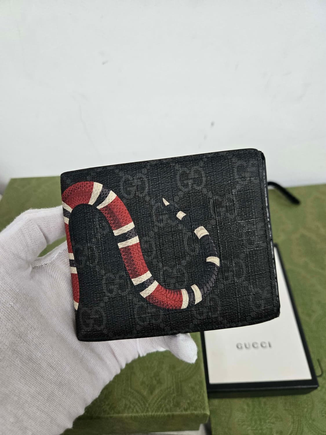 [보증서 정품] 구찌 킹스네이크 반지갑 상품이미지3