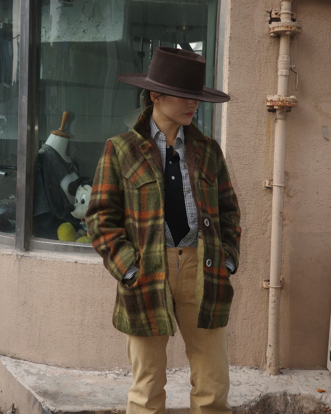 70s Pioneer wear 체크 랜처 코트 상품이미지7