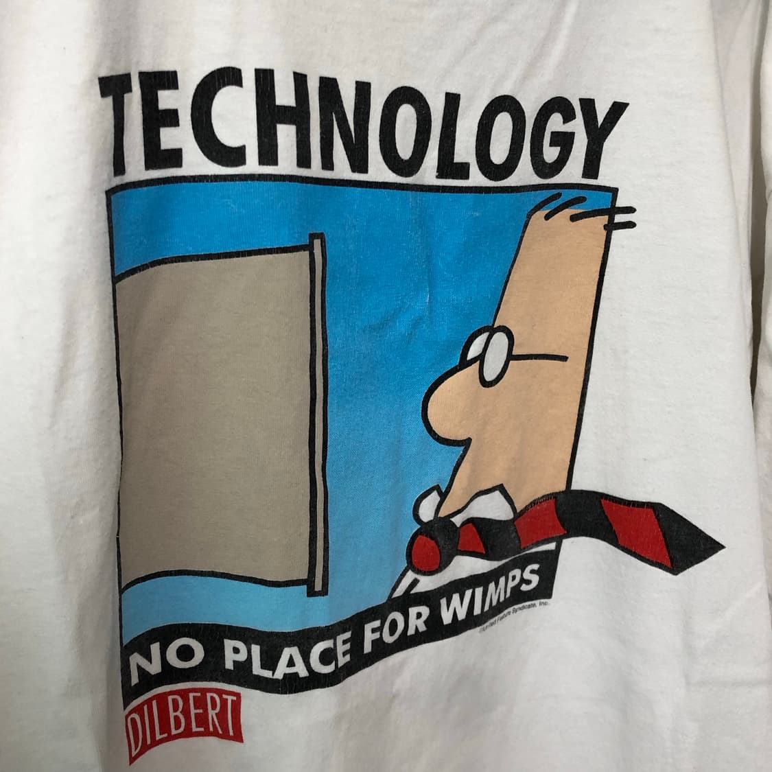 90s 딜버트 TECHNOLOGY 티셔츠 xxl 올스포츠 프로웨이트 상품이미지3