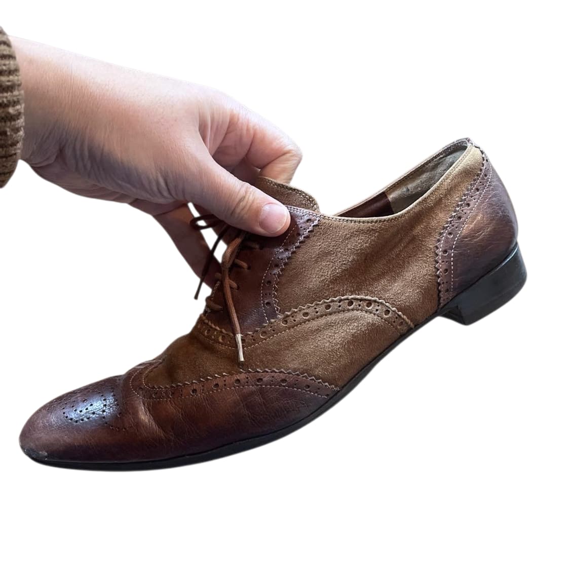 미하라 야스히로 가죽 빈티지 윙팁슈즈 상품이미지7