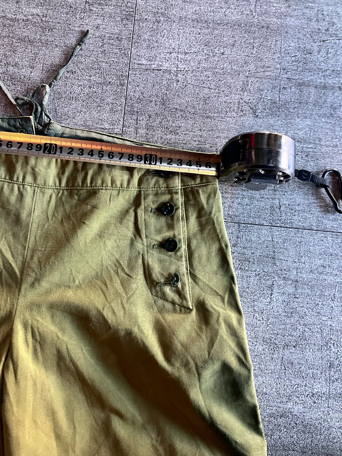 일본빈티지 Popolo 하구미모리걸 아메카지할메카지 쓰리버튼 버뮤다팬츠 상품이미지2