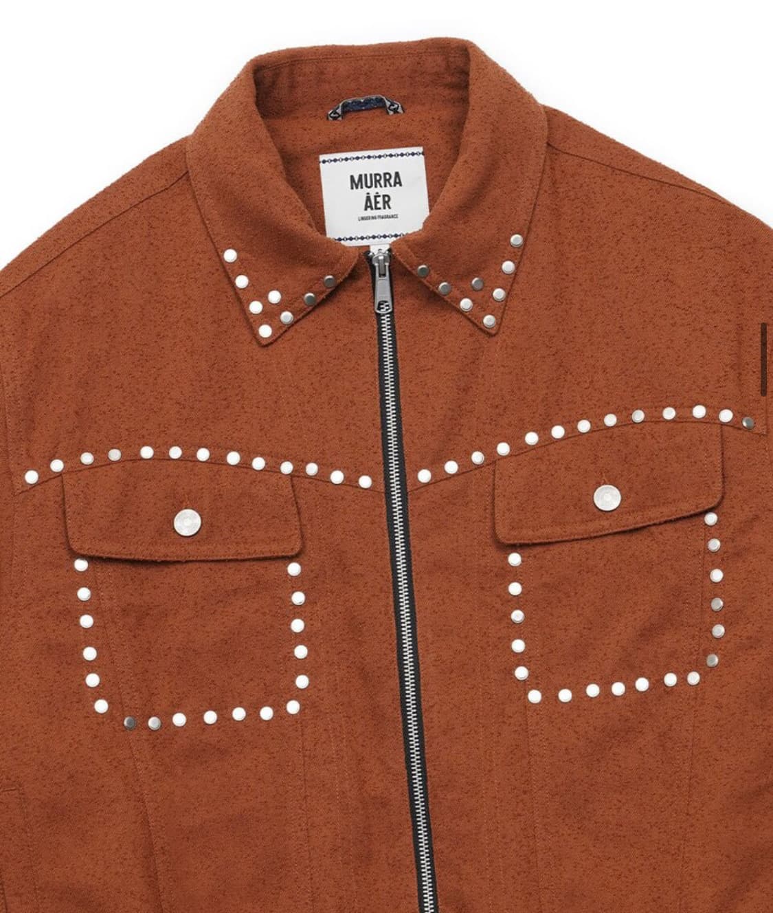 무라 아에르 ZIBELLINATO STUD TRUCKER JACKET 상품이미지4