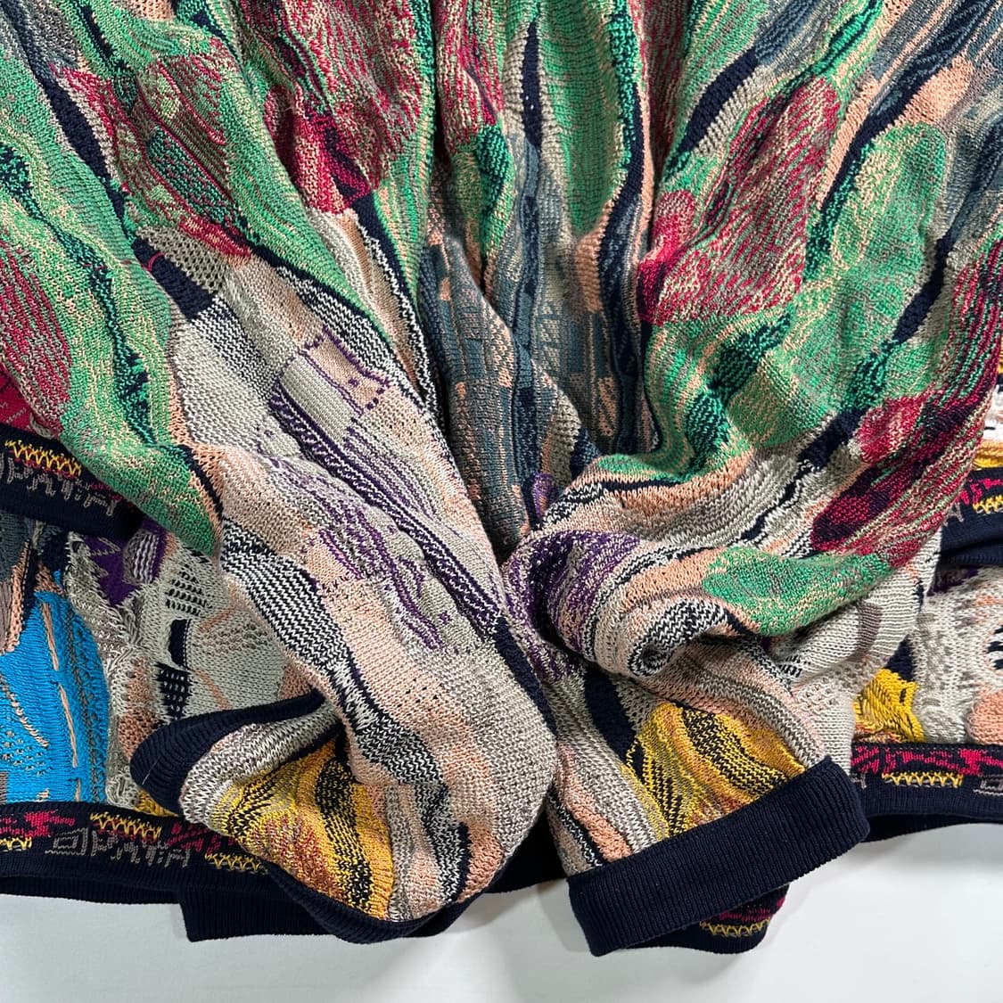 쿠지 케이블 니트 가디건 상품이미지2