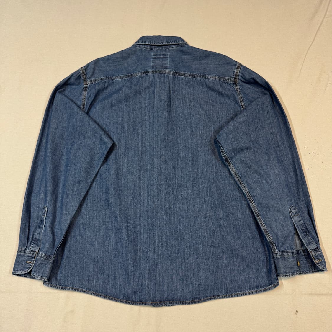 XXL) Wrangler 랭글러 투포켓 워크웨어 코튼 데님 셔츠 상품이미지5
