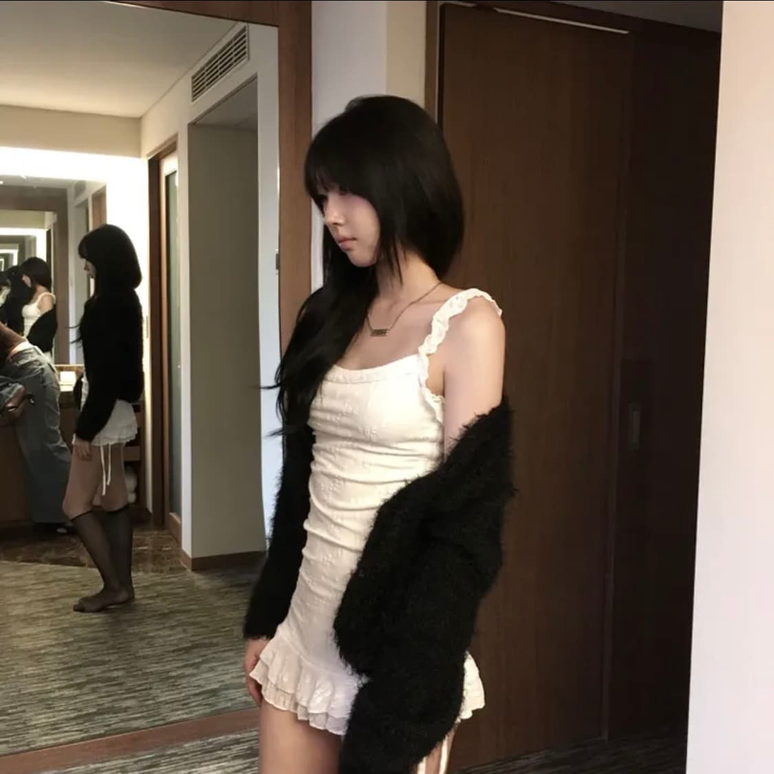  Selectsoe Pony cardigan ops set up 상품이미지2