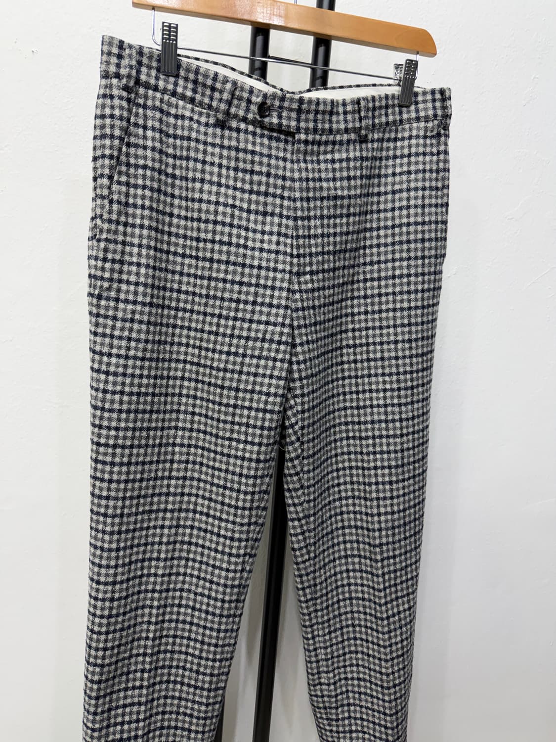 정품) 수트서플라이 체크 패턴 바지 48(32) 상품이미지2
