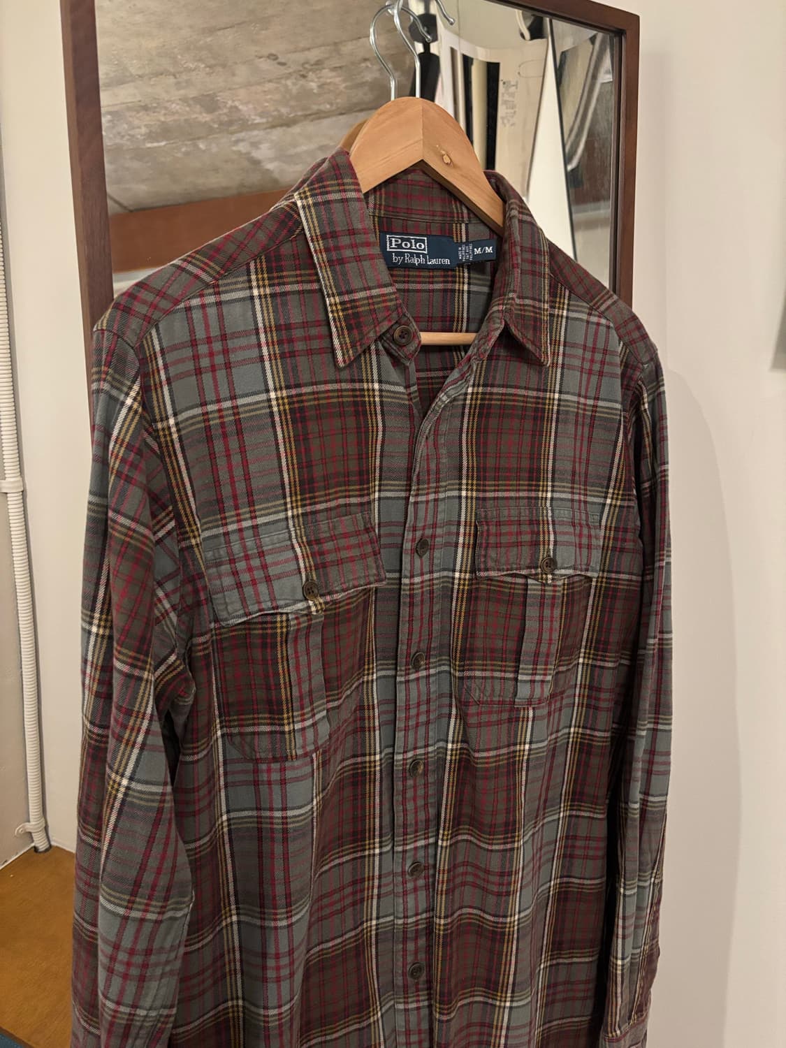 폴로 랄프로렌 체크 셔츠 남방 상품이미지4