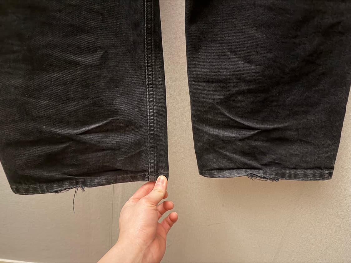 선플라워 sunflower 루즈핏 블랙진 31 상품이미지6