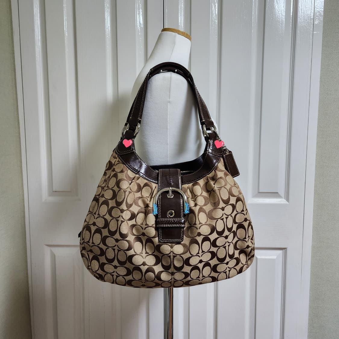 상태굿굿) 코치 소호린 호보 솔더백 상품이미지1