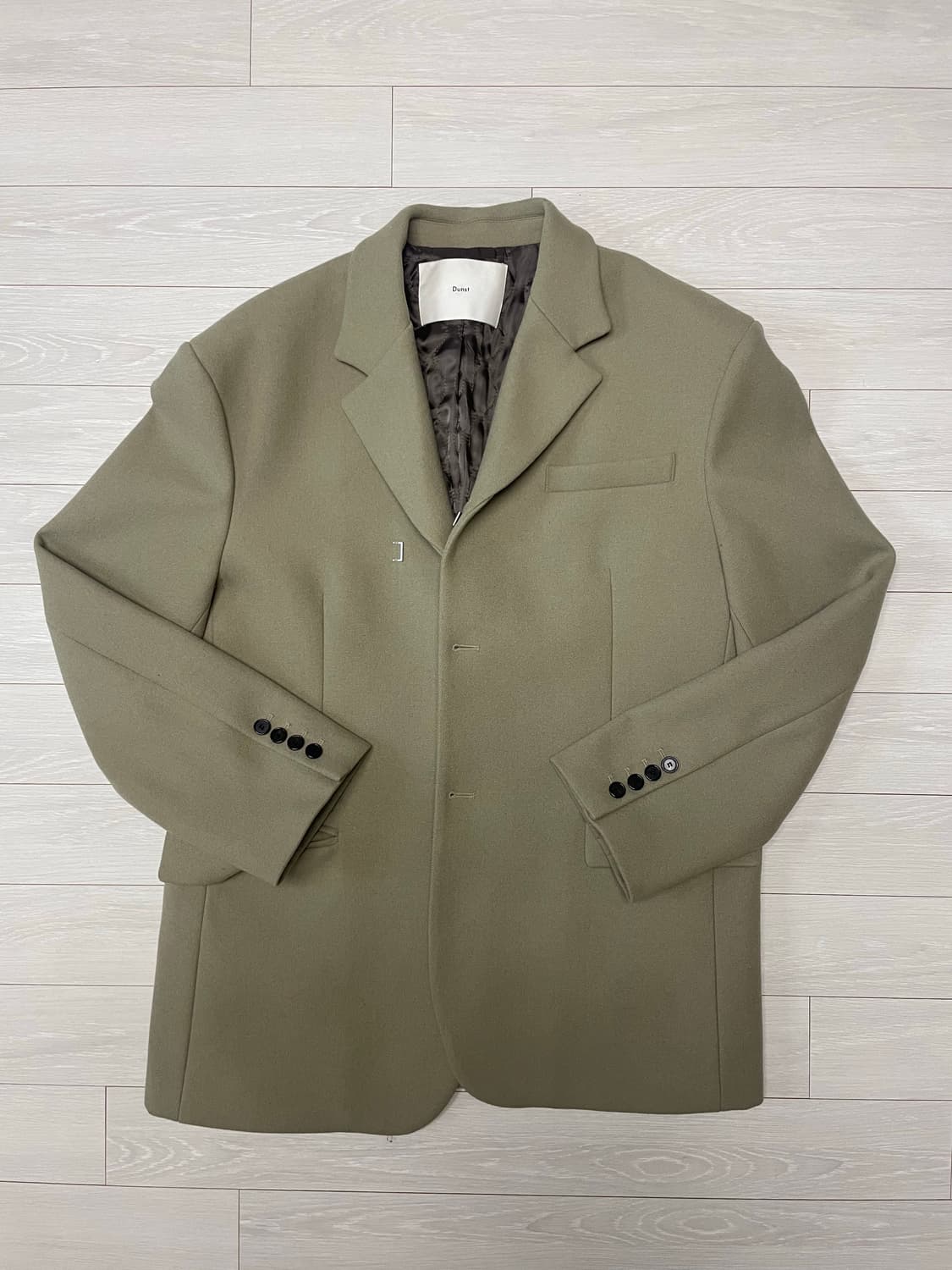 던스트 UNISEX 2-WAY 3 BUTTON HEAVY WOOL BLA 상품이미지3