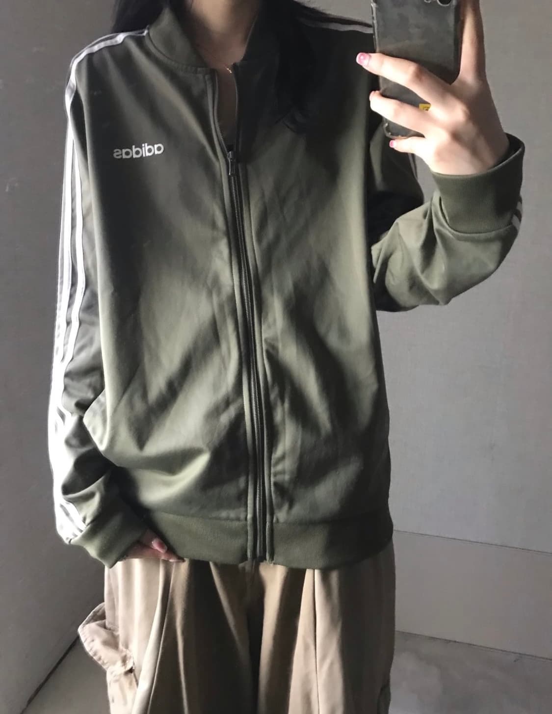 아디다스 카키 인기 져지 상품이미지2