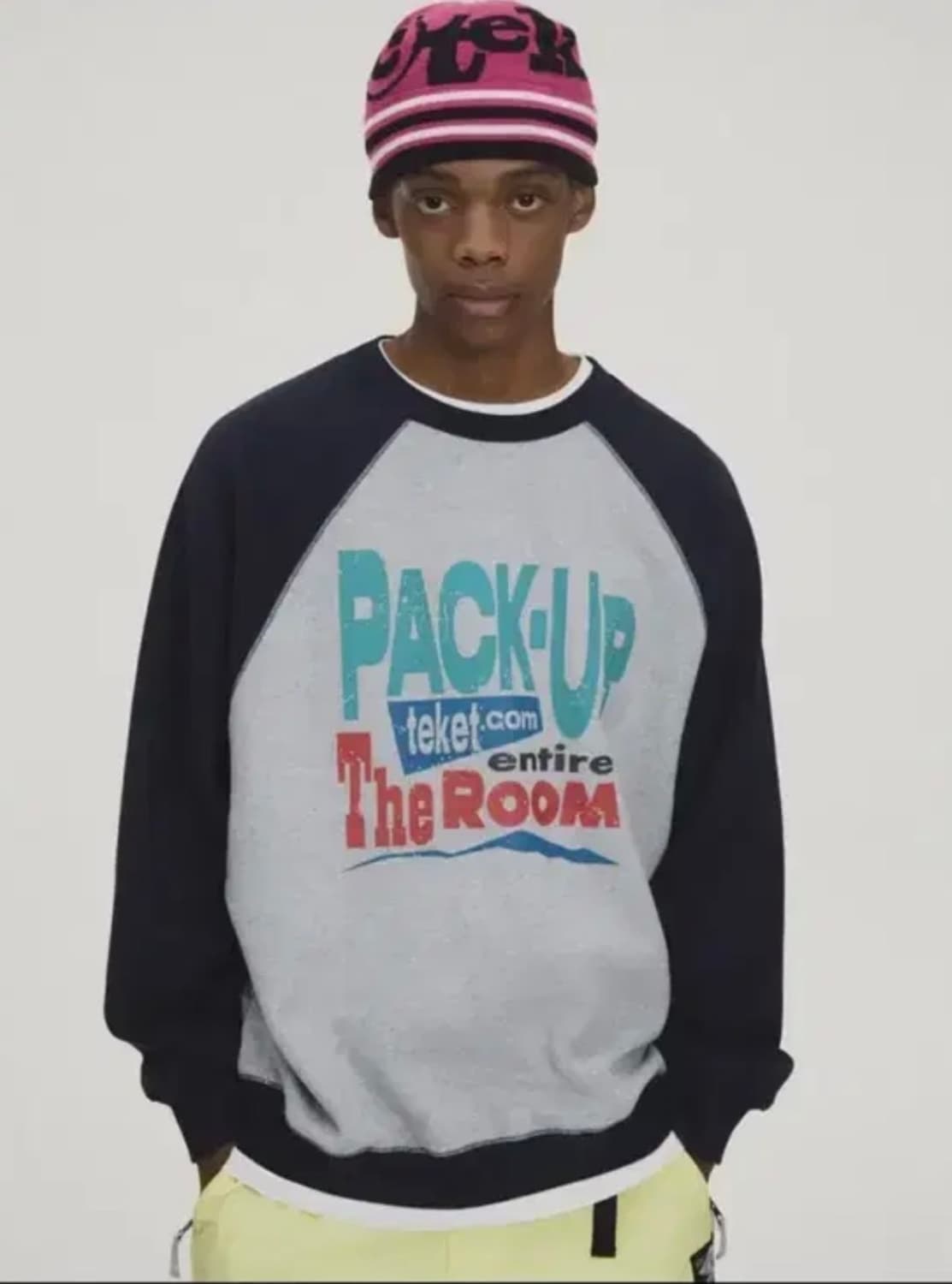 테켓 24fw 맨투맨 pack-up sweatshirt M 상품이미지2